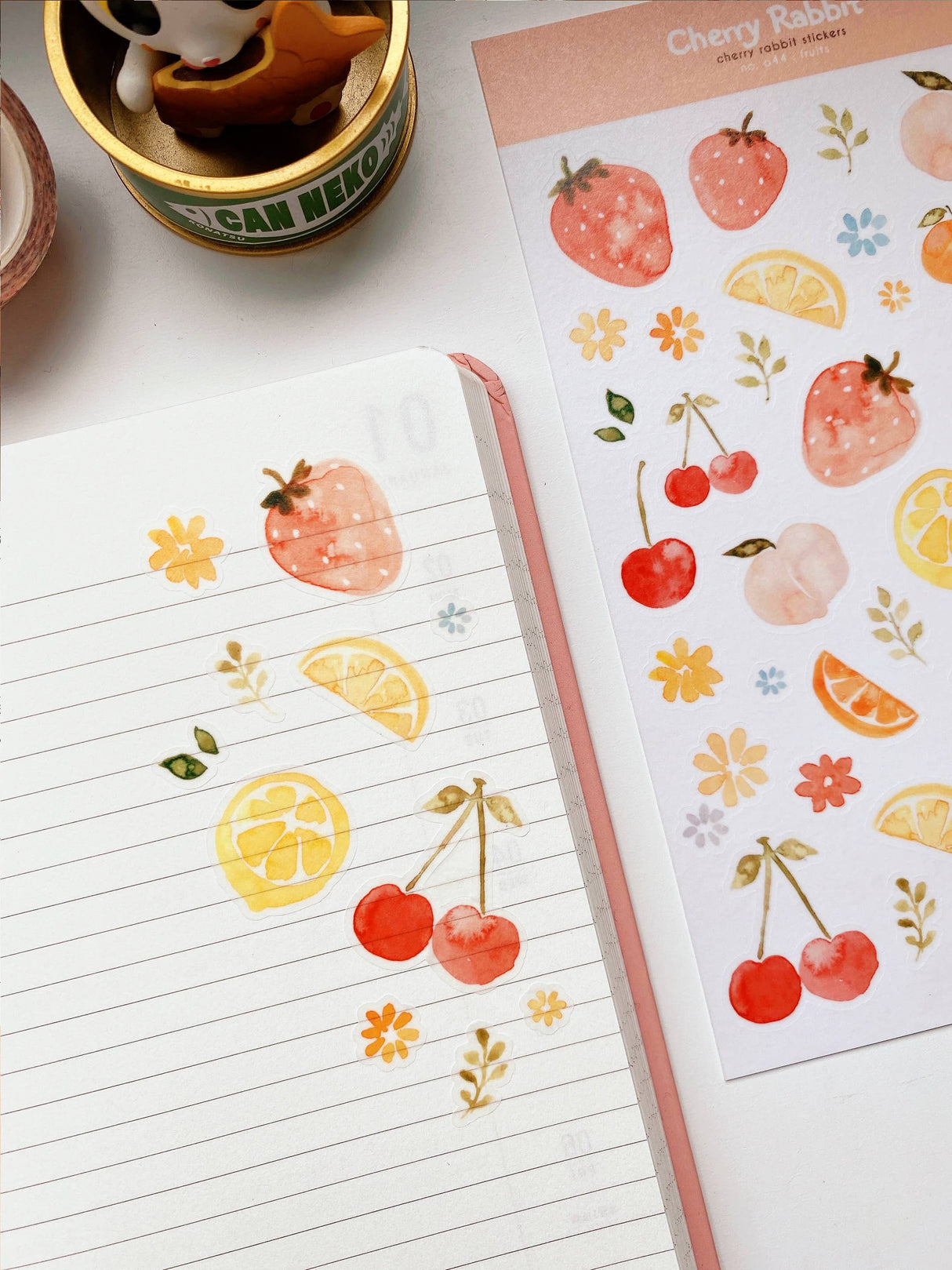 Fruits Washi Stickers by Cherry Rabbit