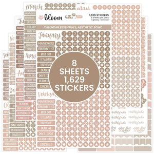 Date Day Months Stickers - Bloom Daily Planners