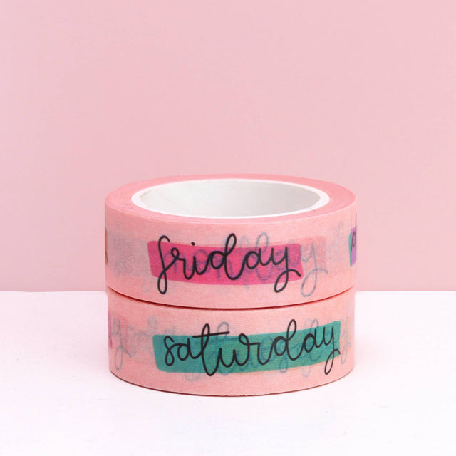 Washi Tape - Colourful Days