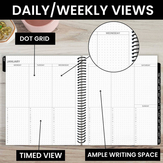 Undated Dot Journaling Planner - Bloom Daily Planners