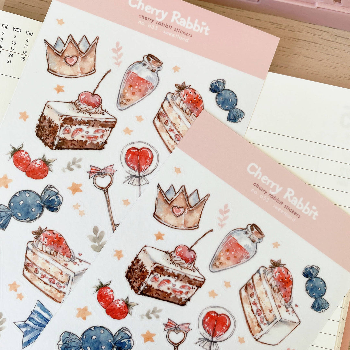 Sweetland Stickers by Cherry Rabbit