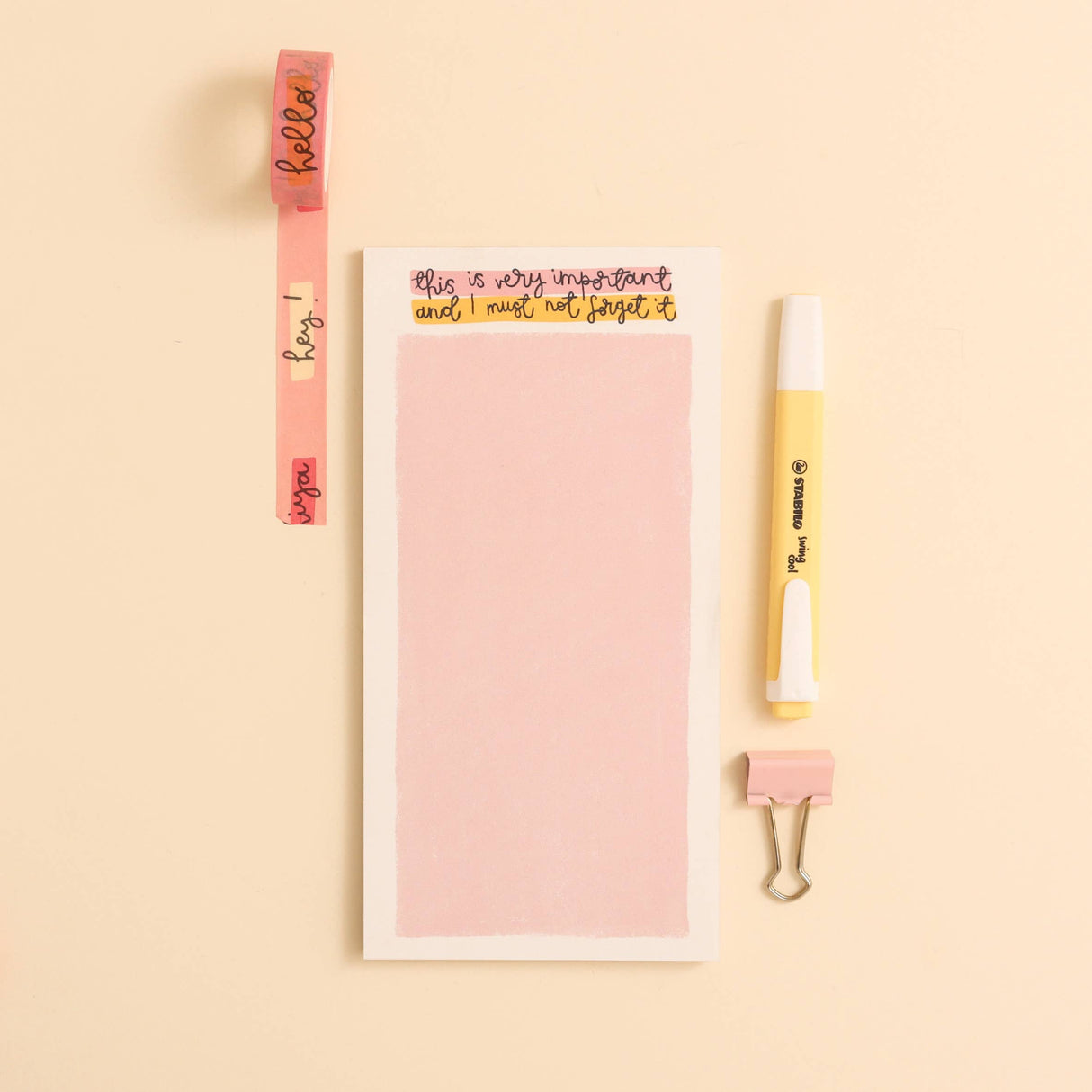 Magnetic To Do List Notepad