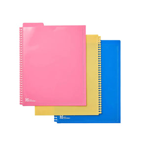 Erin Condren Brights Snap-In Pocket Dashboards: Pink, yellow and blue snap-in pocket dashboards