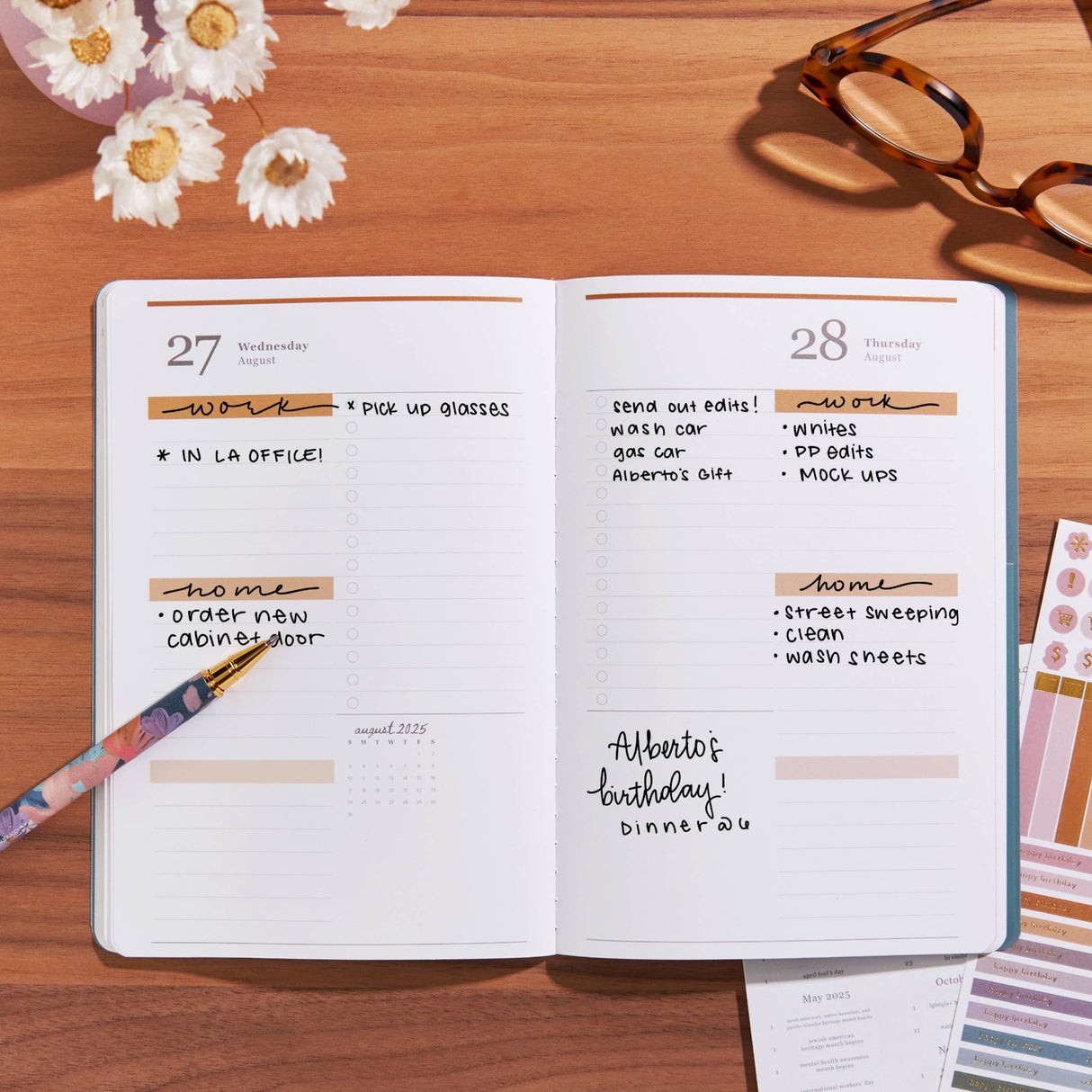 Erin Condren Q3 2025 Daily Petite Planner - Dated July - September