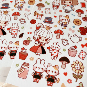 Wonderland Washi Stickers by Cherry Rabbit