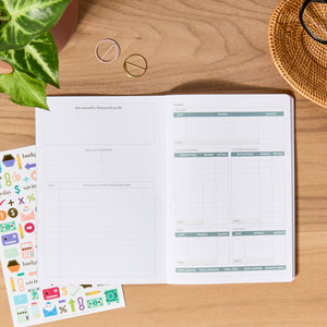 Erin Condren Budget Book Petite Planner - Minimal Hexagon