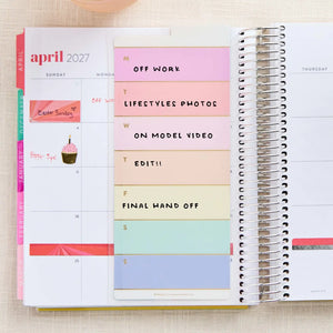 Erin Condren snap-in dashboard: Legacy dashboard back used for weekly reminders