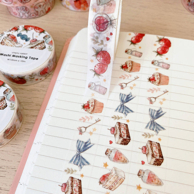 Sweet Desserts Washi Tape by Cherry Rabbit