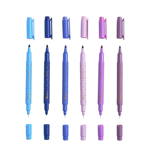 Erin Condren Dusk Dual-Tip Markers 6-pack