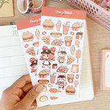 Burger Cafe Washi Stickers by Cherry Rabbit