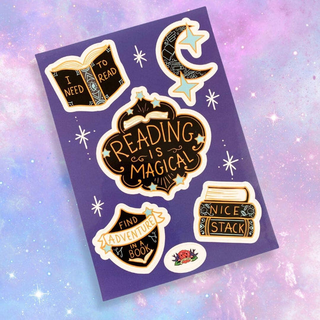 Reading Is Magical Sticker Sheet
