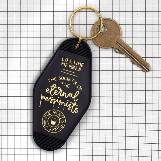 Keyring - The Society of the Eternal Pessimists - Black