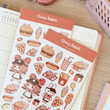 Burger Cafe Washi Stickers by Cherry Rabbit