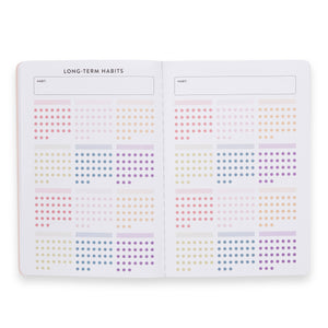 Erin Condren Habit Tracker Petite Planner - Colour Block Stripes