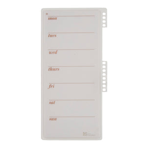 Erin Condren Canvas Asterisk To-Do List Dashboard - Snap-In