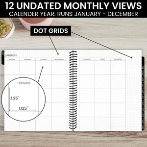 Undated Dot Journaling Planner - Bloom Daily Planners