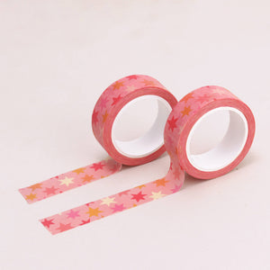 Washi Tape - Pink Stars