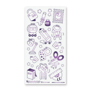 STICKII Googly-Eyed Supplies Sticker Sheet
