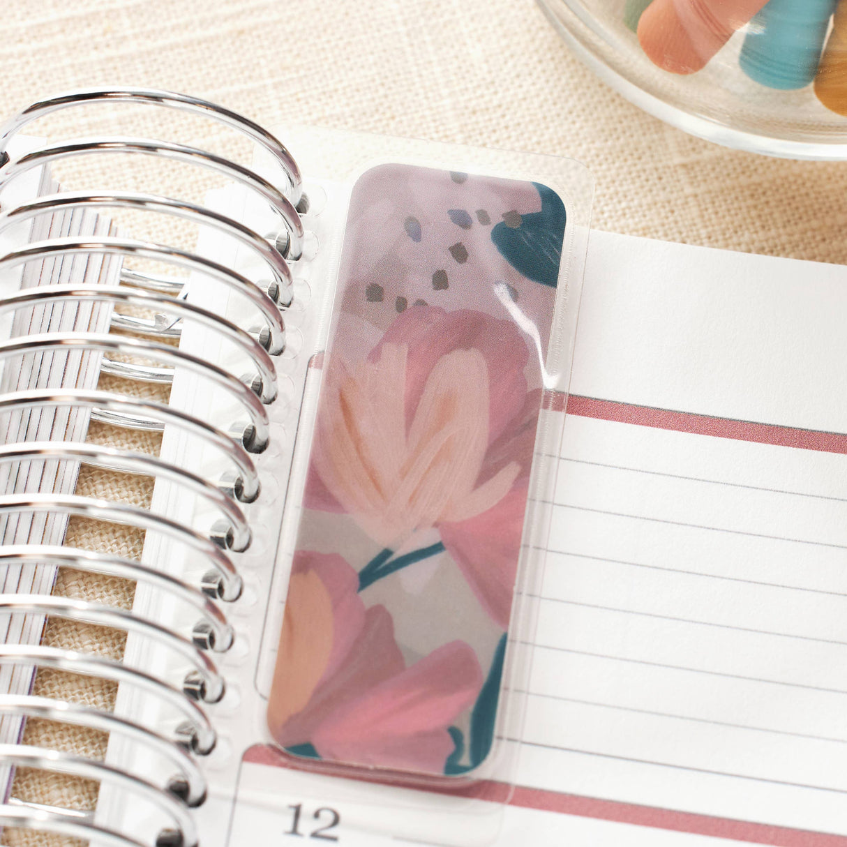 Erin Condren Bold Blooms Mini Snap-In Bookmark Trio