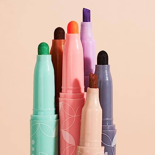 Erin Condren Dual-Tip Dot and Chisel Markers 6-pack