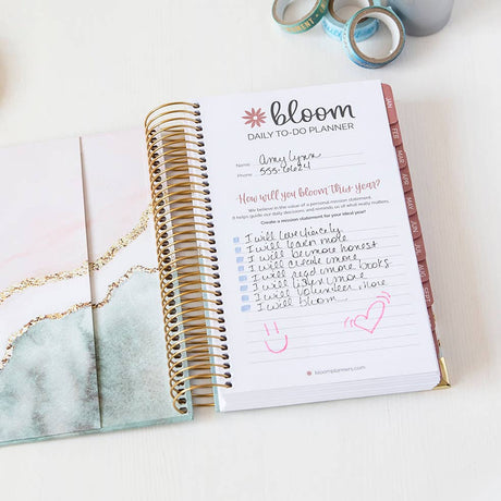 Undated Daily Planner - Bloom Daily Planners