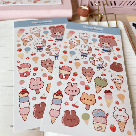 Ice-cream Washi Stickers by Cherry Rabbit