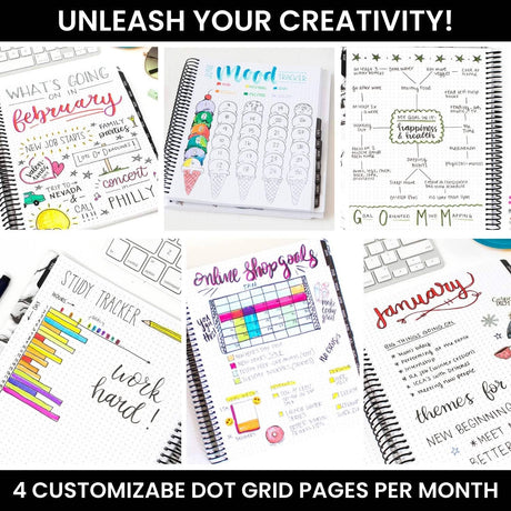 Undated Dot Journaling Planner - Bloom Daily Planners