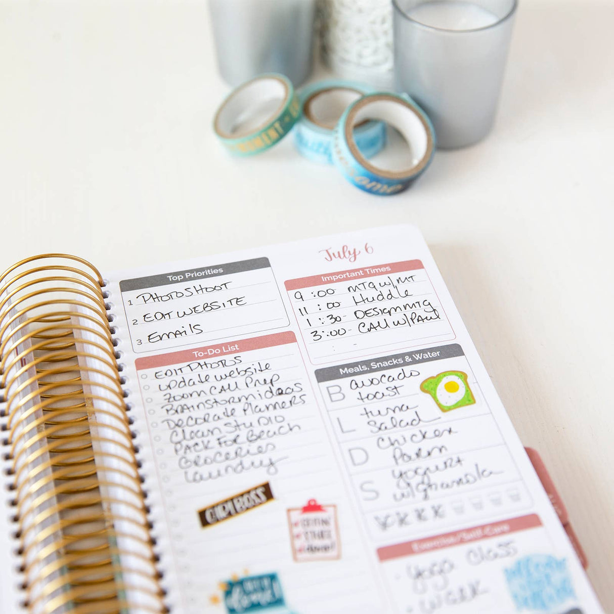 Undated Daily Planner - Bloom Daily Planners