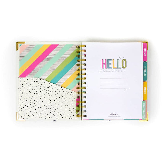 Carpe Diem Budget 12 Month Planner Undated