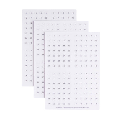 Erin Condren Transparent Date Dots Stickers