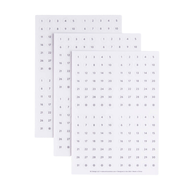 Erin Condren Transparent Date Dots Stickers