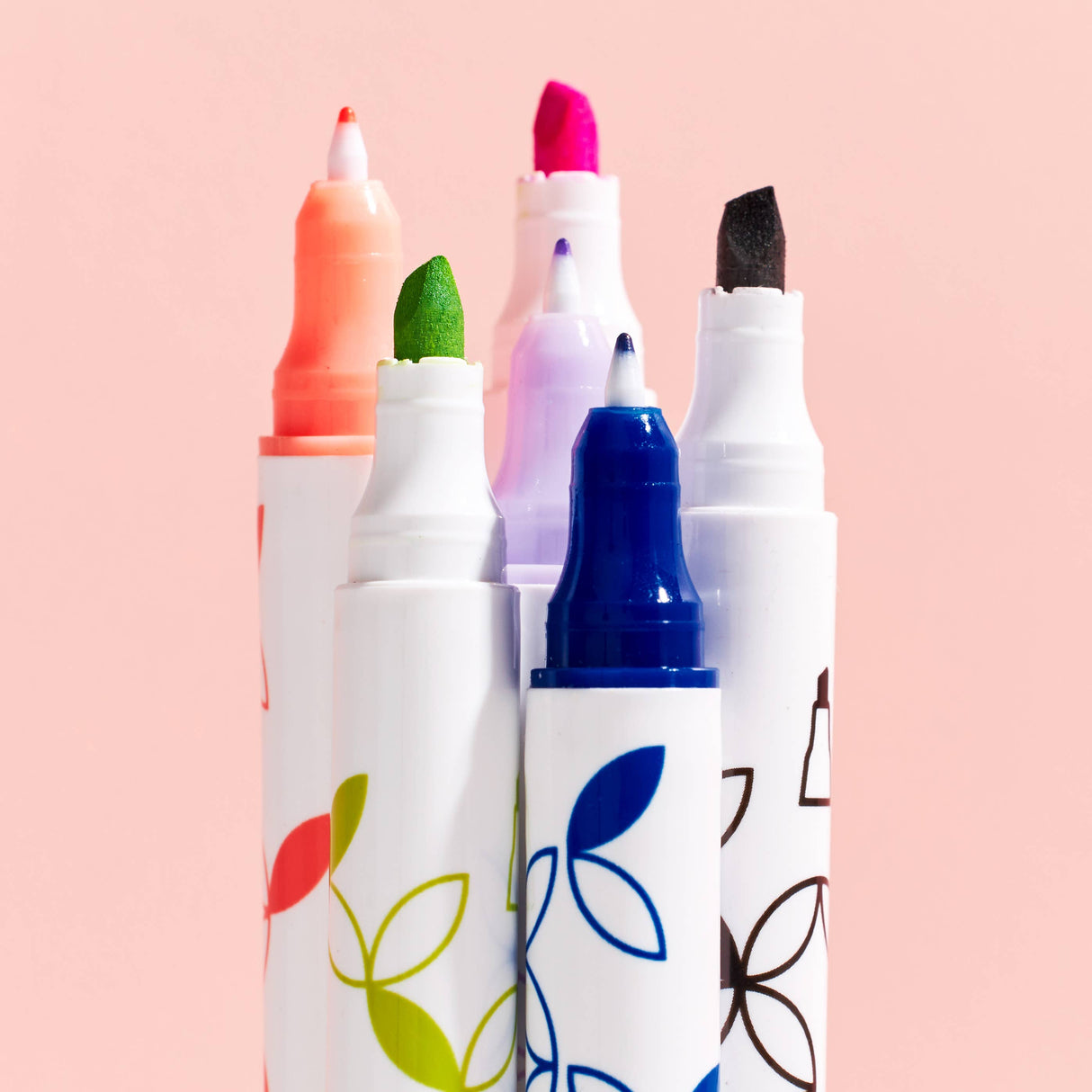 Erin Condren Dual-Tip Wet Erase Markers 6-pack