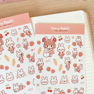 Rabbit Friends Washi Stickers by Cherry Rabbit