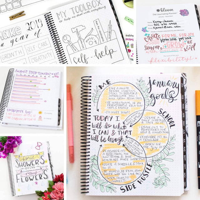 Undated Dot Journaling Planner - Bloom Daily Planners