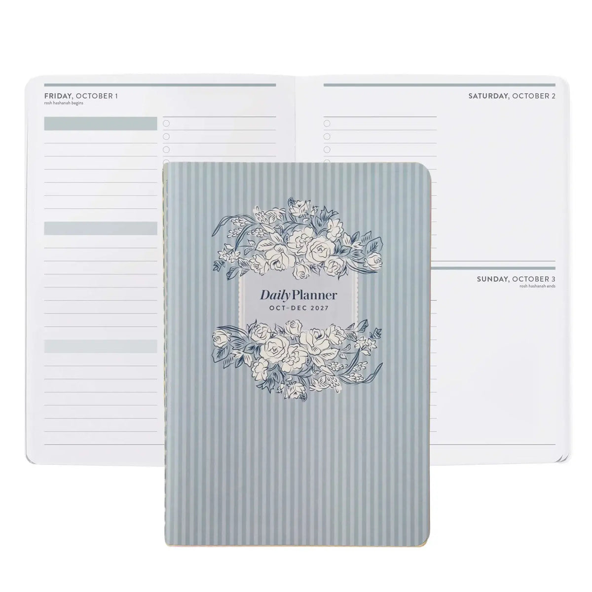 Erin Condren Q4 2027 Daily Petite Planner: Quarterly planner cover shown with open daily pages