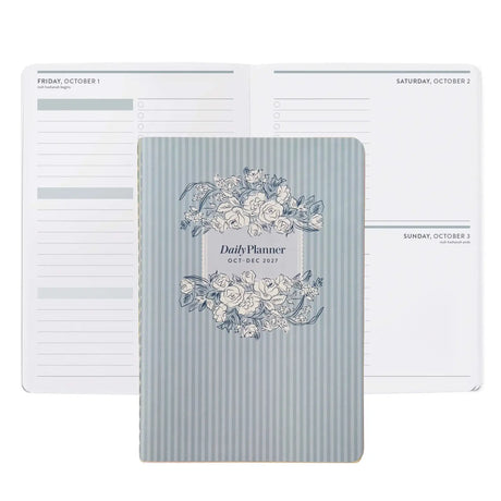 Erin Condren Q4 2027 Daily Petite Planner: Quarterly planner cover shown with open daily pages