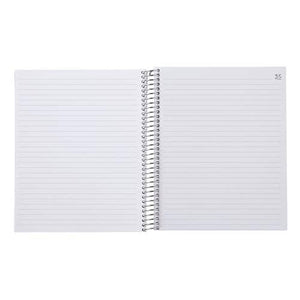 Erin Condren 7x9 Simple Checkered Coiled Notebook - Lined