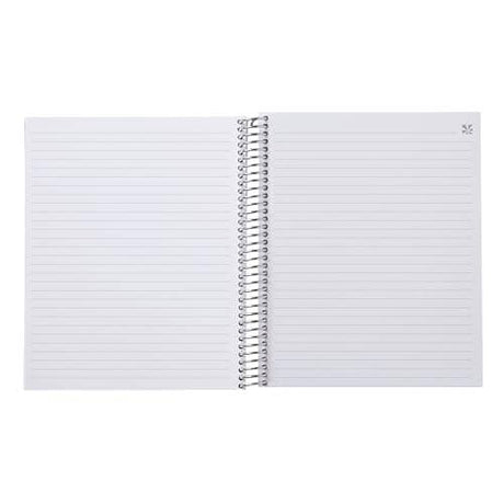 Erin Condren 7x9 Simple Checkered Coiled Notebook - Lined