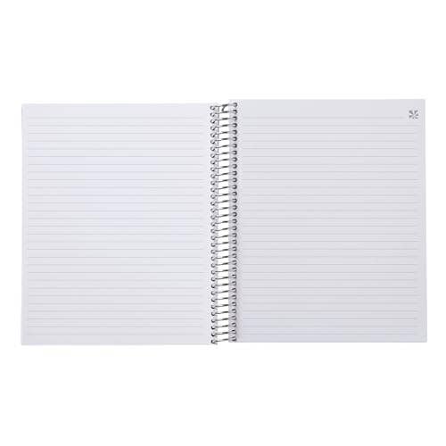 Erin Condren 7x9 Simple Checkered Coiled Notebook - Lined