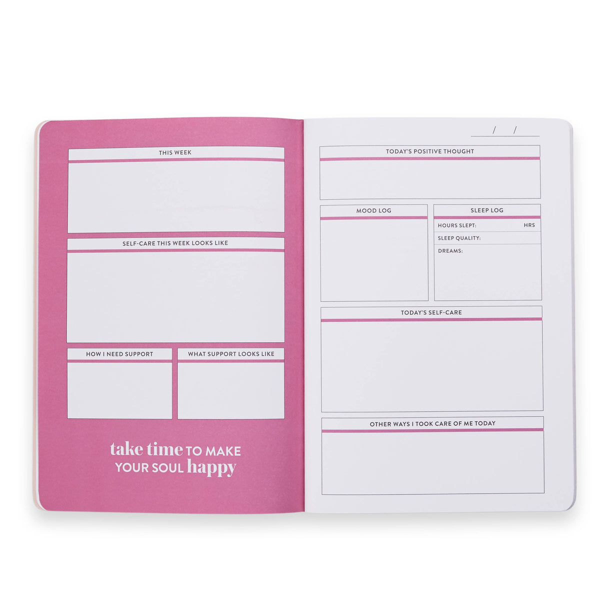 Erin Condren Self Care Journal Petite Planner - Modern Geometric