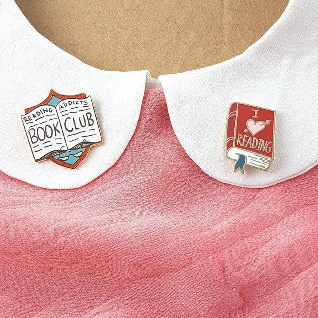 I Heart Reading Enamel Pin Badge