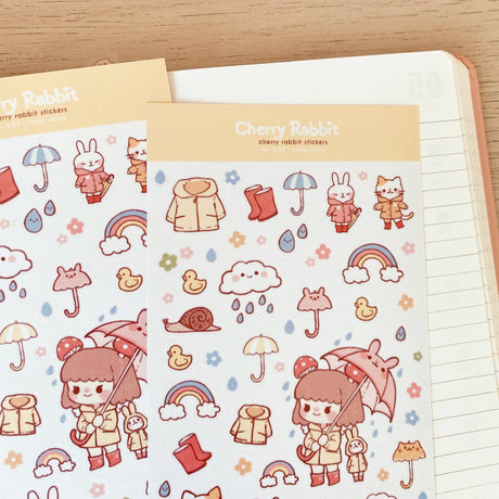 Rainy Days Washi Stickers