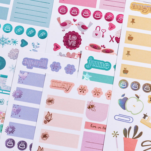 Erin Condren Monthly Sticker Book - Edition 10