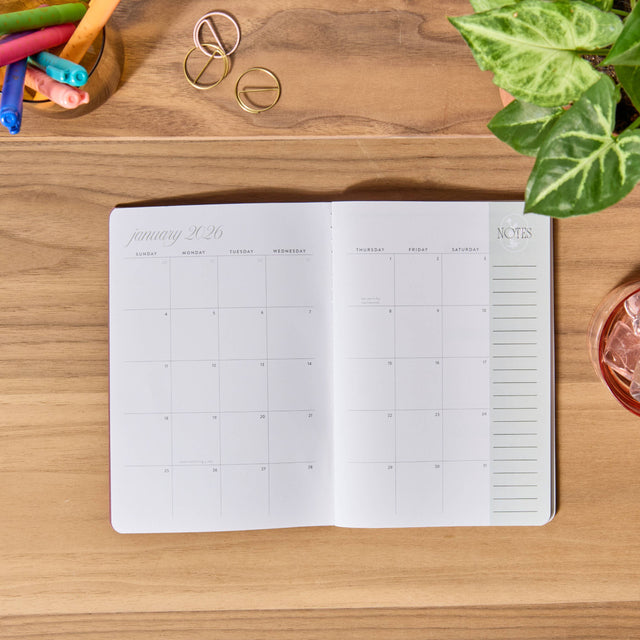 Erin Condren Q1 Daily Bouquet Petite Planner - Dated Jan 2026-Mar 2026