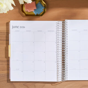 Erin Condren 7x9 Tulipscape Monthly Planner - 12-month Dated 2026 Jan - Dec