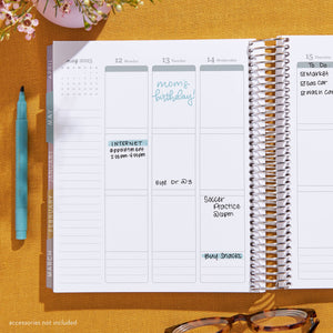 Erin Condren 7x9 Bold Blooms Life Planner - Vertical 12-Month Dated 2025