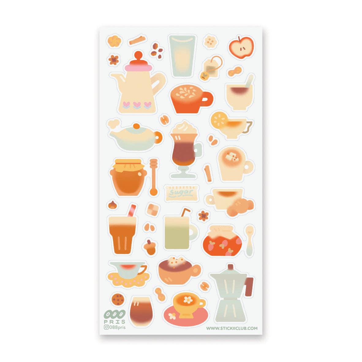 STICKII Brewed With Love Sticker Sheet