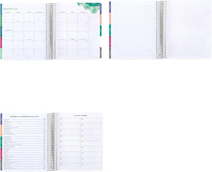 Erin Condren 7x9 Hexagon Vertical Life Planner - 12-month Dated 2026 Jan - Dec