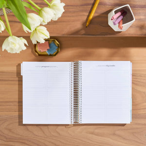 Erin Condren 7x9 Tulipscape Monthly Planner - 12-month Dated 2026 Jan - Dec