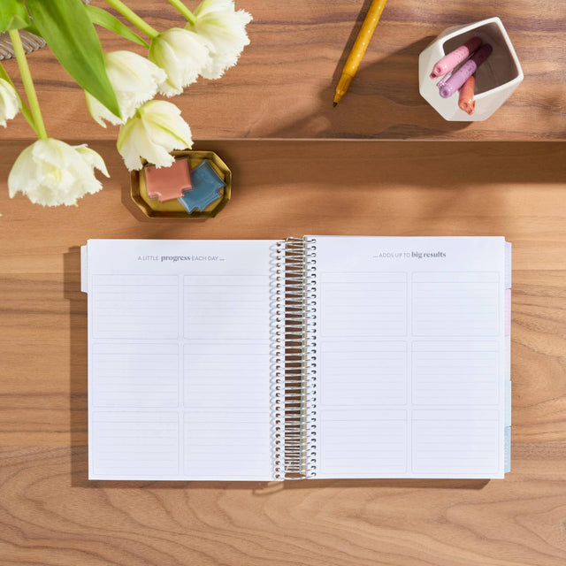 Erin Condren 7x9 Tulipscape Monthly Planner - 12-month Dated 2026 Jan - Dec